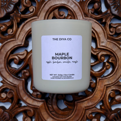 12 oz Maple Bourbon | Coconut Soy Candle