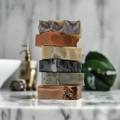 Lavender Patchouli Goat Milk Soap Bar | Oat + Honey, Palm-Oil Free, Handcrafted(5 oz)