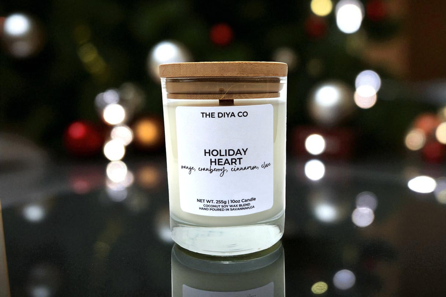 10  oz Holiday Heart | Coconut Soy Candle