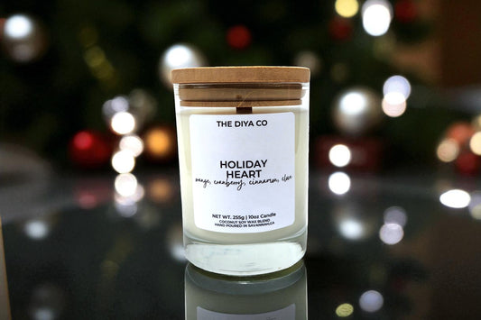 10  oz Holiday Heart | Coconut Soy Candle
