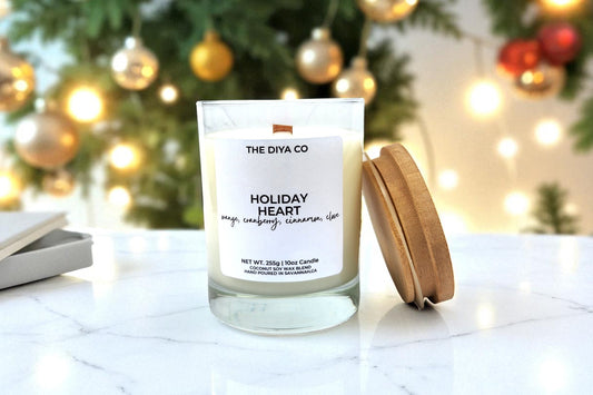 10  oz Holiday Heart | Coconut Soy Candle