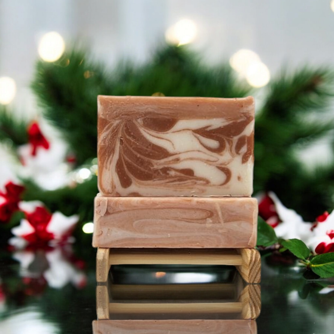 **NEW FALL** Peppermint Handcrafted Soap Bar (palm-oil free)