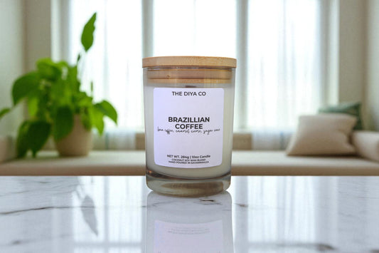 10 oz Brazilian Coffee  | Coconut Soy Candle