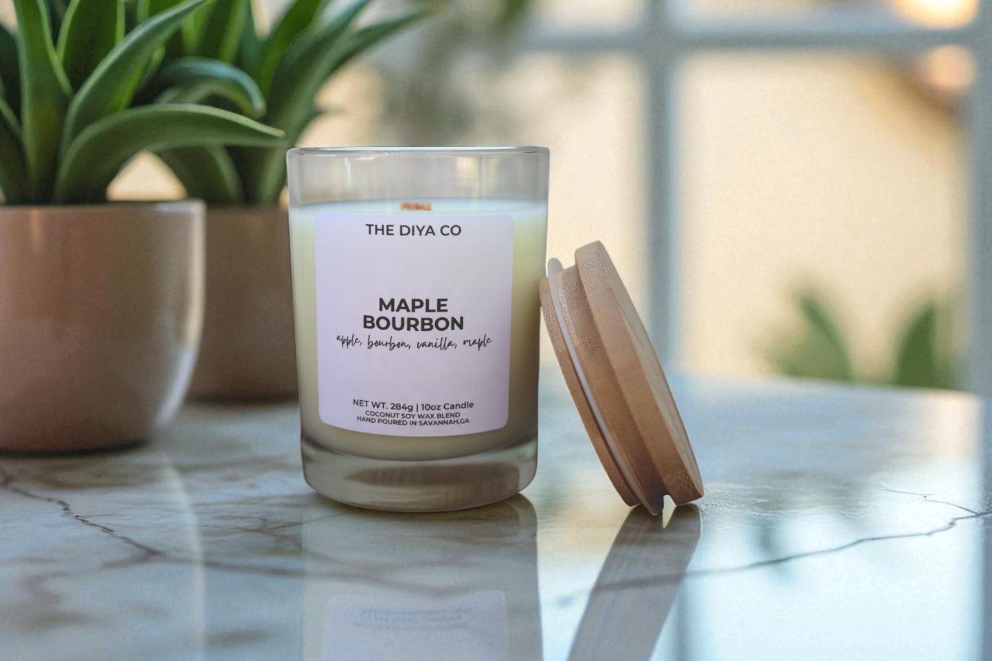 10 oz Maple Bourbon | Coconut Soy Candle
