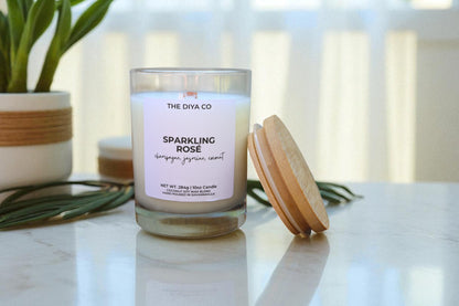 10 oz Sparkling Rosé | Coconut Soy Candle