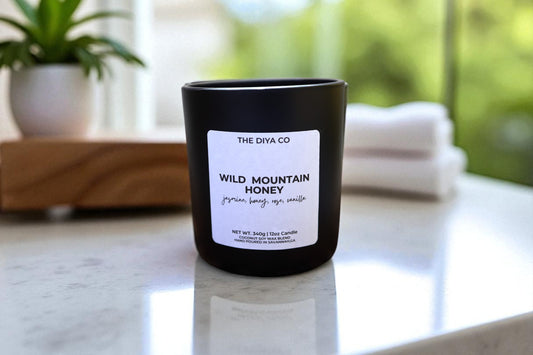 12 oz  Wild Mountain Honey | Coconut Soy Candle
