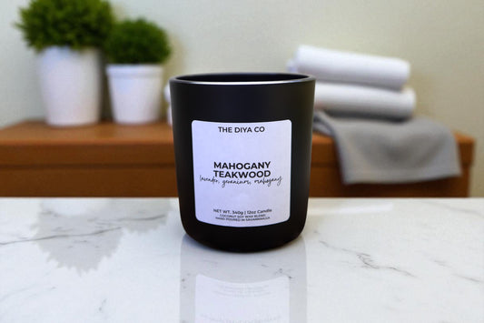 12 oz Mahogany Teakwood  | Coconut Soy Candle