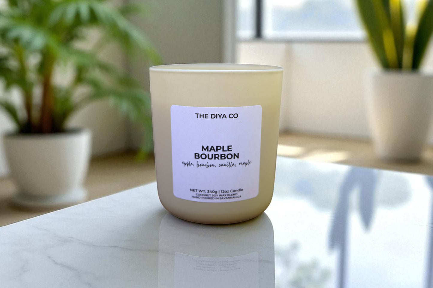 12 oz Maple Bourbon | Coconut Soy Candle