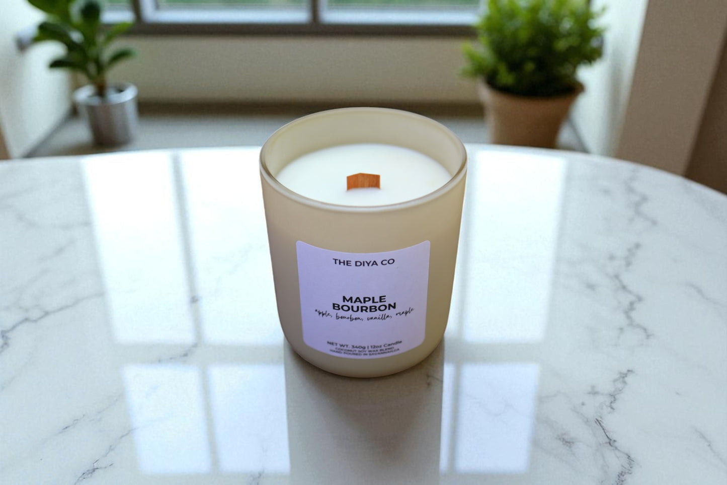 12 oz Maple Bourbon | Coconut Soy Candle