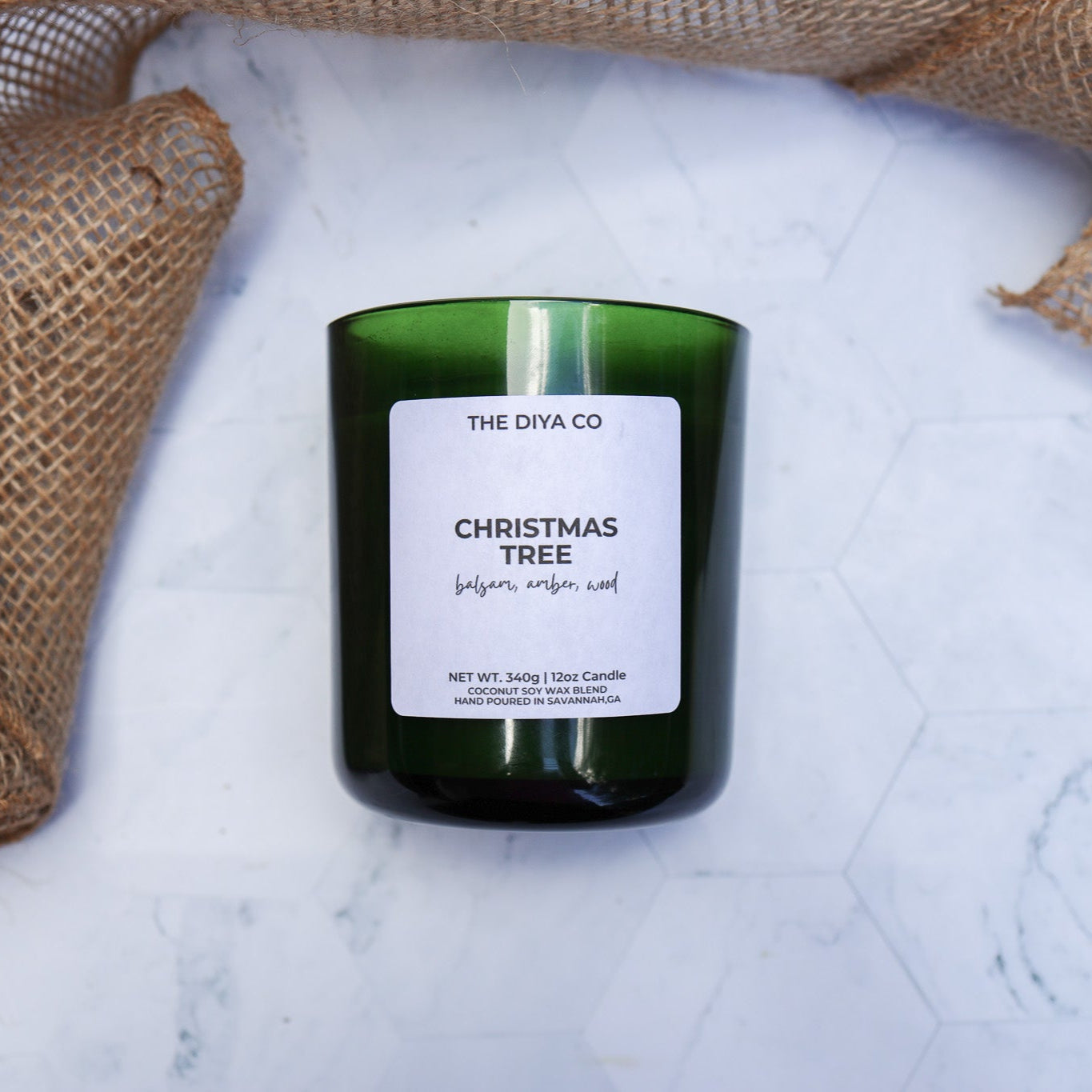 12 oz Christmas Tree | Coconut Soy Candle