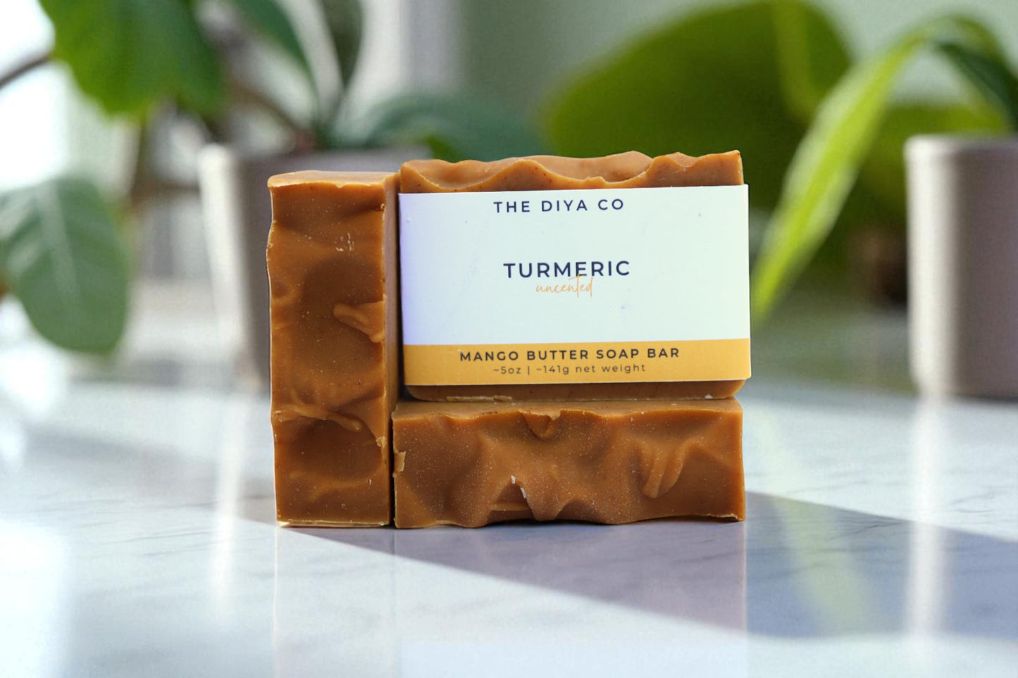 Carrot Juice and Turmeric Palm-Oil Free Soap Bar