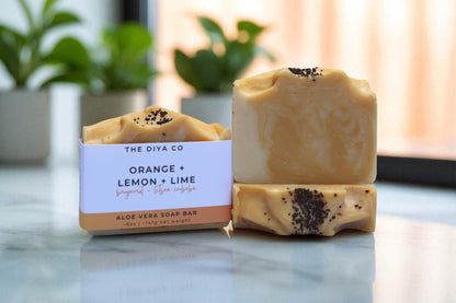 Orange, Lemon, Lime, Bergamot & Litsea Cubeba Moisturizing Soap Bar