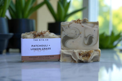 Patchouli, Lemongrass, Ylang Ylang III Palm-Oil Free Soap Bar