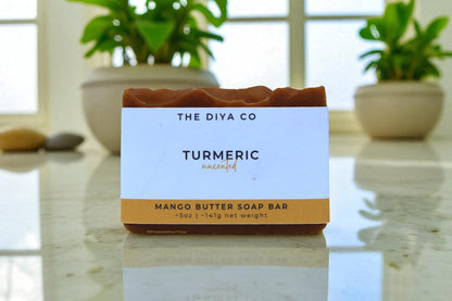 Carrot Juice and Turmeric Palm-Oil Free Soap Bar