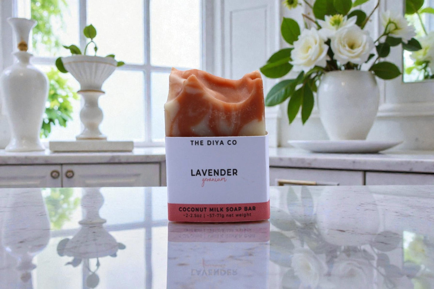 Lavender Geranium Mini Soap Bar | Floral Harmony + Balance