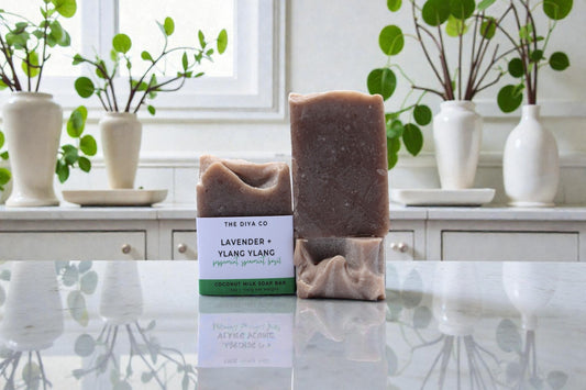 Lavender, Ylang Ylang, Peppermint, & Spearmint Exfoliating Soap Bar(2–2.5 oz)