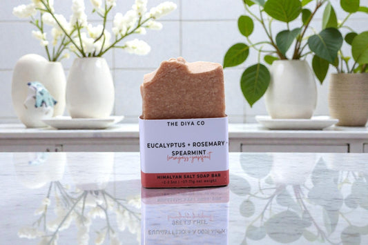 Eucalyptus, Rosemary, Spearmint, Lemongrass and Grapefruit Himalayan Salt Mini Soap Bar (2–2.5 oz)