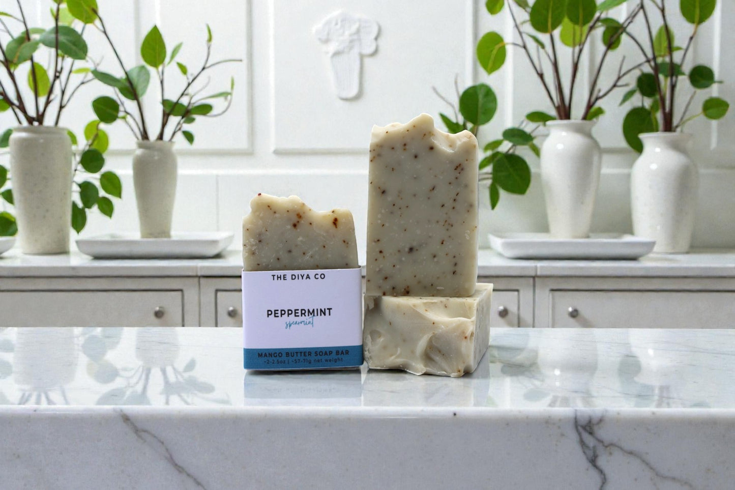 Peppermint & Spearmint Mini Soap Bar  | Energize + Refresh