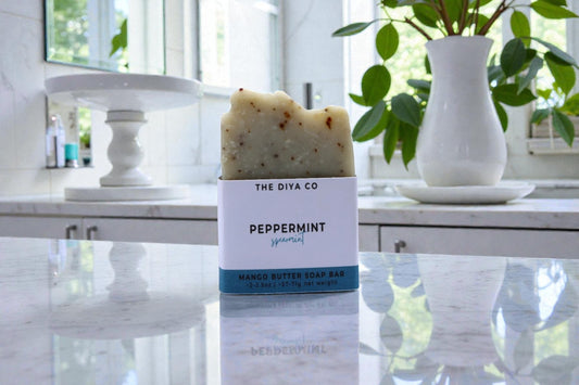 Peppermint & Spearmint Mini Soap Bar (2–2.5 oz) | Energize + Refresh