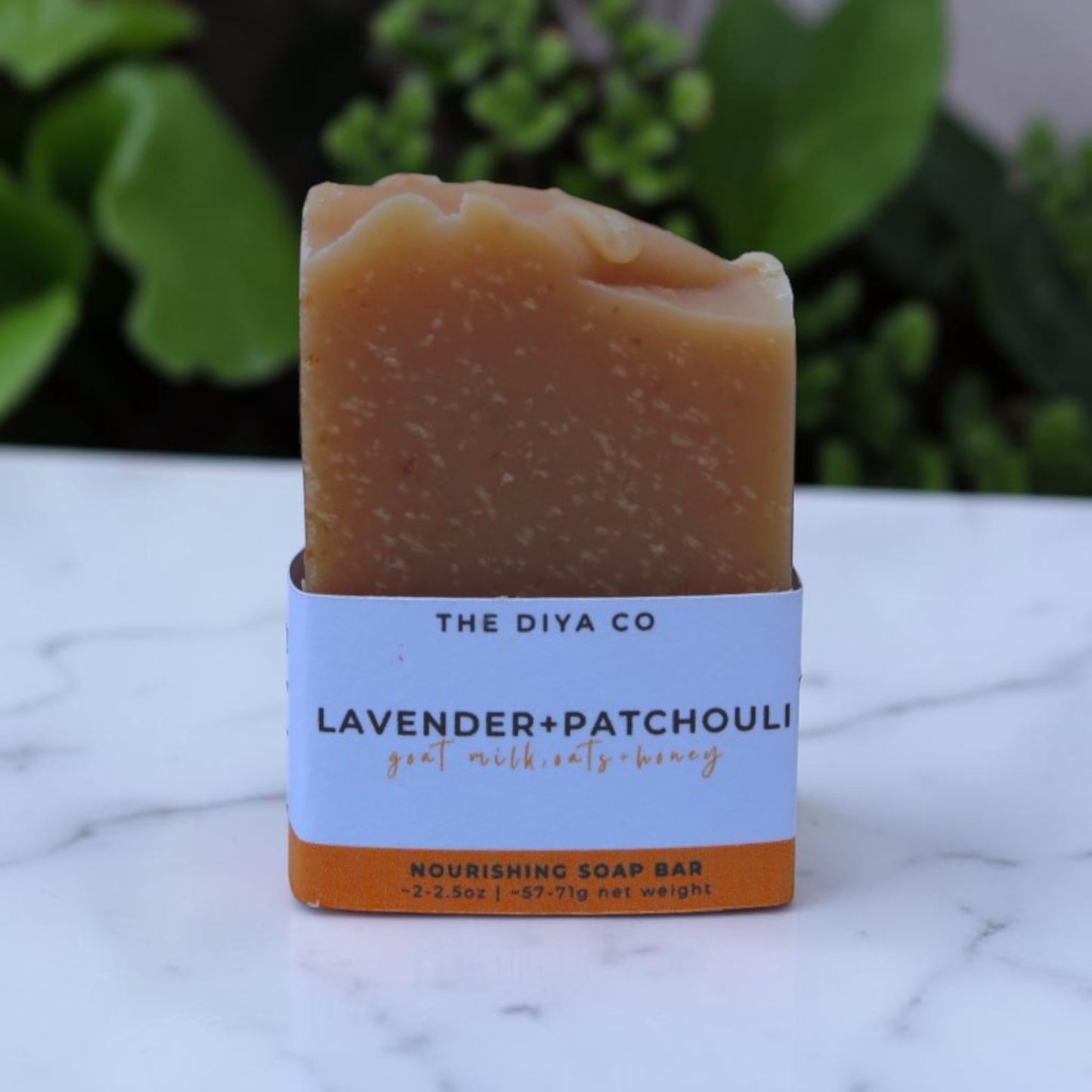 Lavender Patchouli Goat Milk Mini Soap Bar | Oat + Honey, Palm-Oil Free, Handcrafted(~2.5oz)