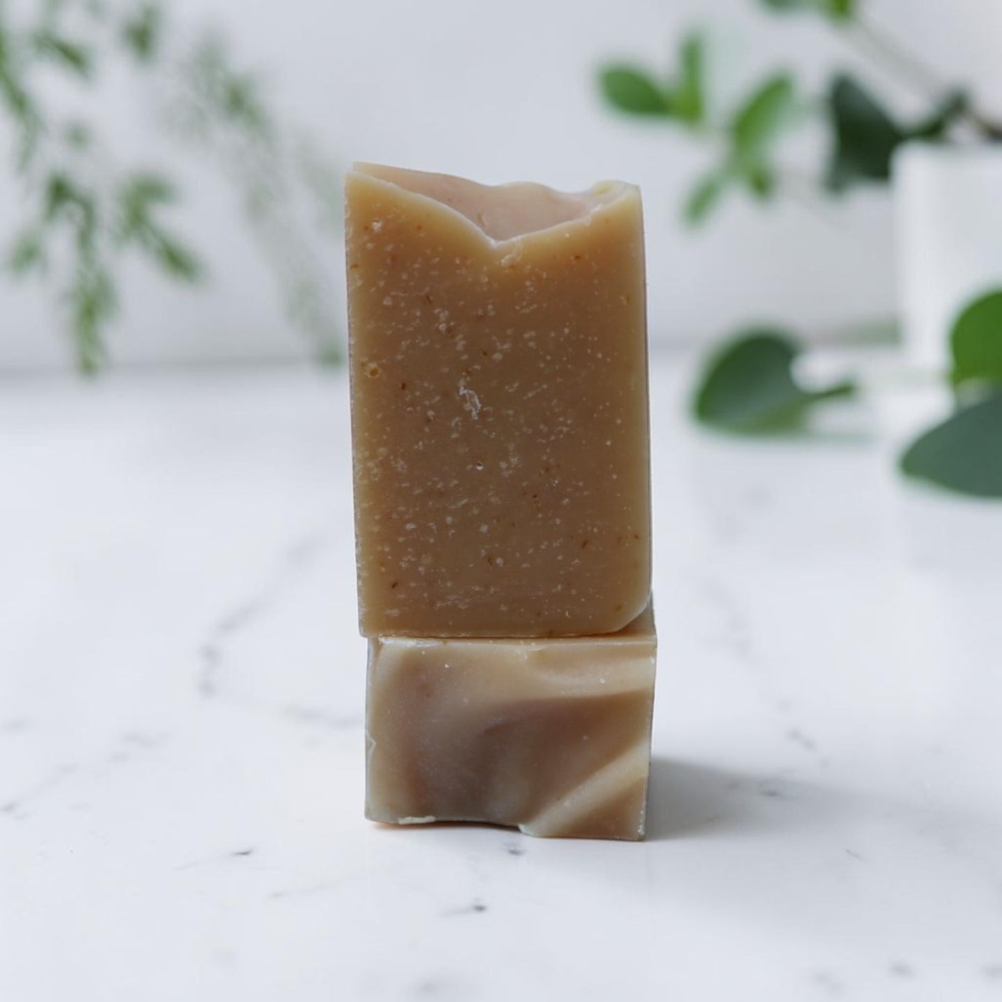 Lavender Patchouli Goat Milk Mini Soap Bar | Oat + Honey, Palm-Oil Free, Handcrafted(~2.5oz)