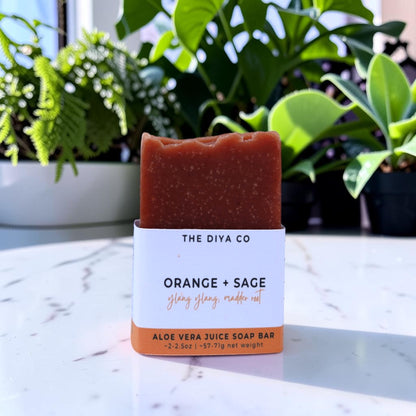 Orange, Sage + Ylang Ylang Mini Soap Bar (2.5oz)