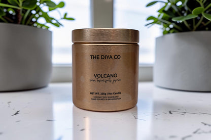 9 oz Volcano (Dupe) Glam Tin | Coconut Soy Candle