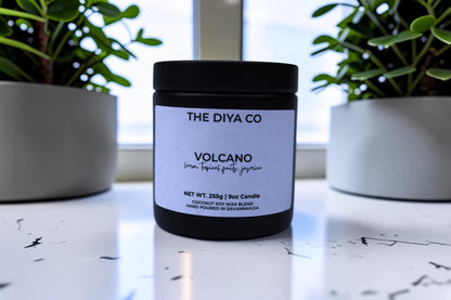 9 oz Volcano (Dupe) Glam Tin | Coconut Soy Candle