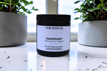 9 oz Mahogany Glam Tin | Coconut Soy Candle