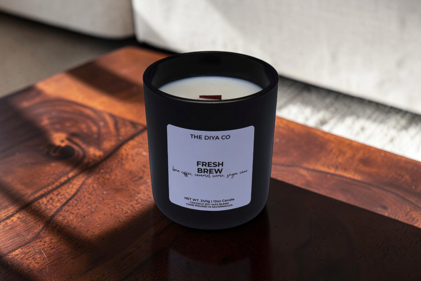 12 oz Fresh Brew | Coconut Soy Candle