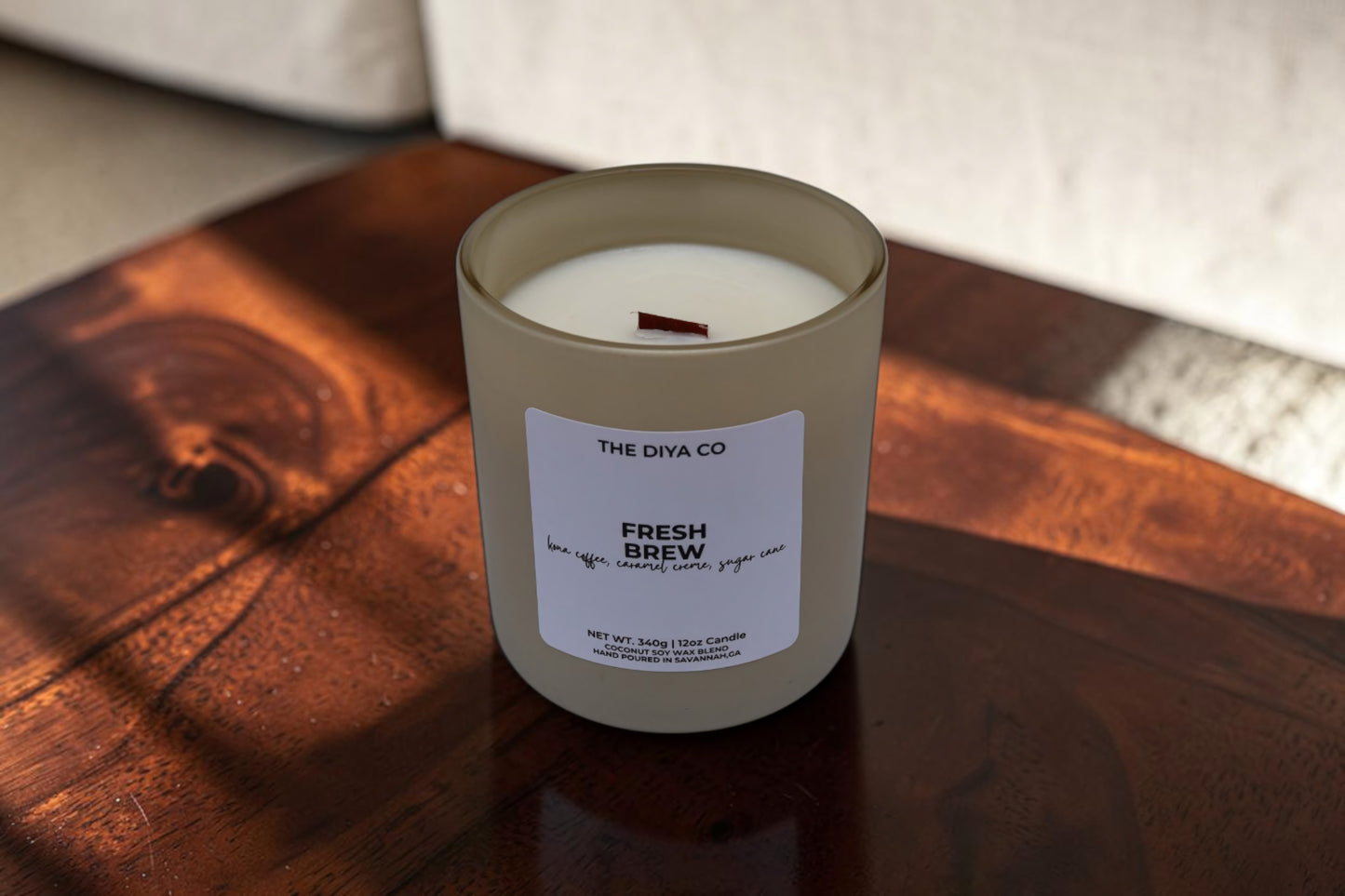 12 oz Fresh Brew | Coconut Soy Candle