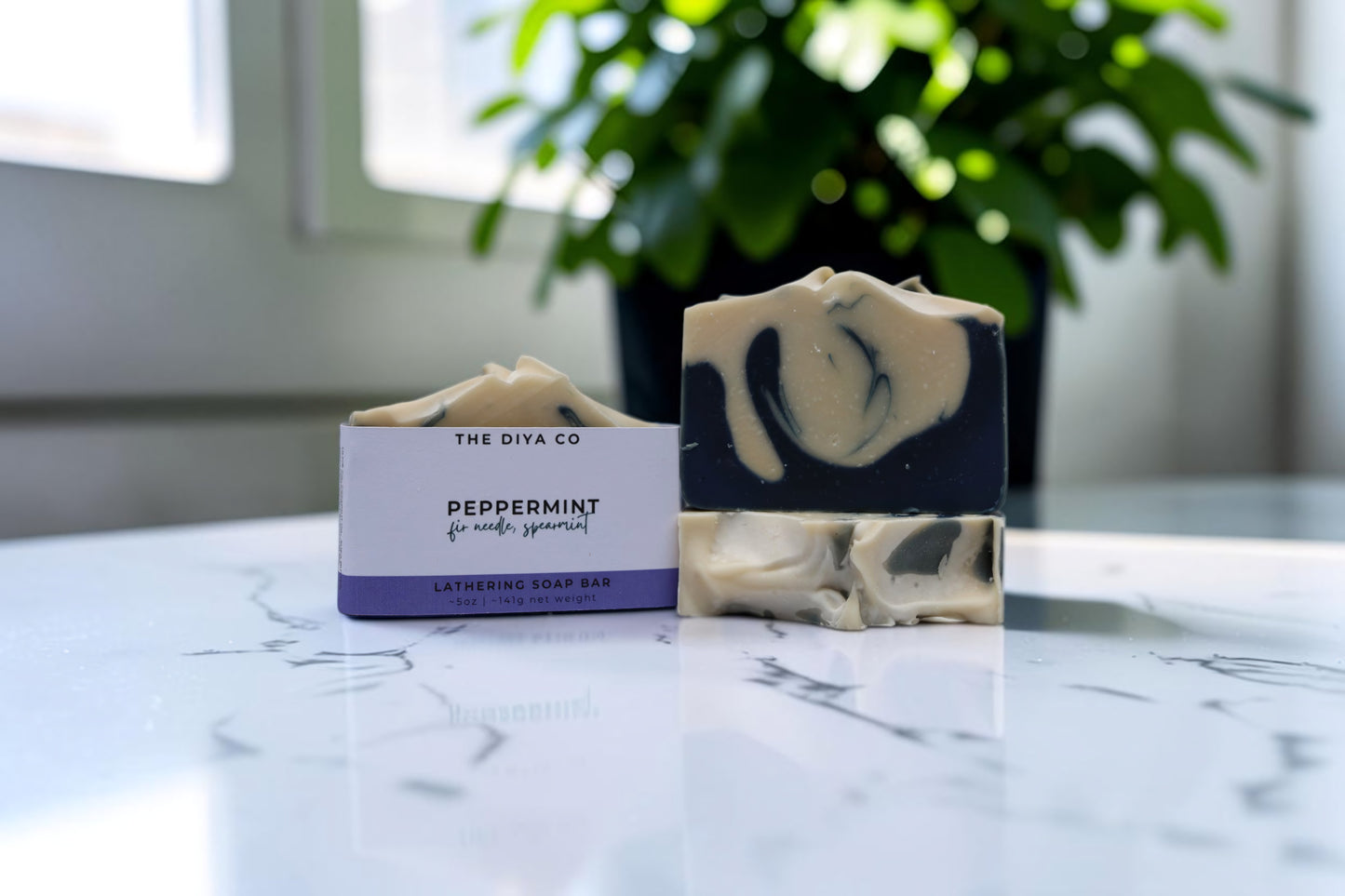 Peppermint, Fir Needle and Spearmint Palm-Oil Free Soap Bar