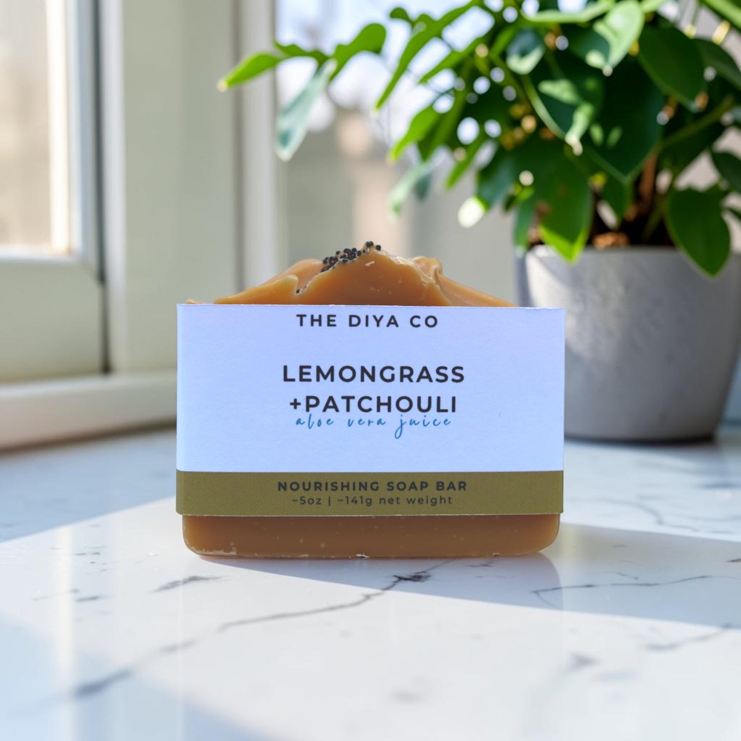 5oz Lemongrass & Patchouli Soap Bar