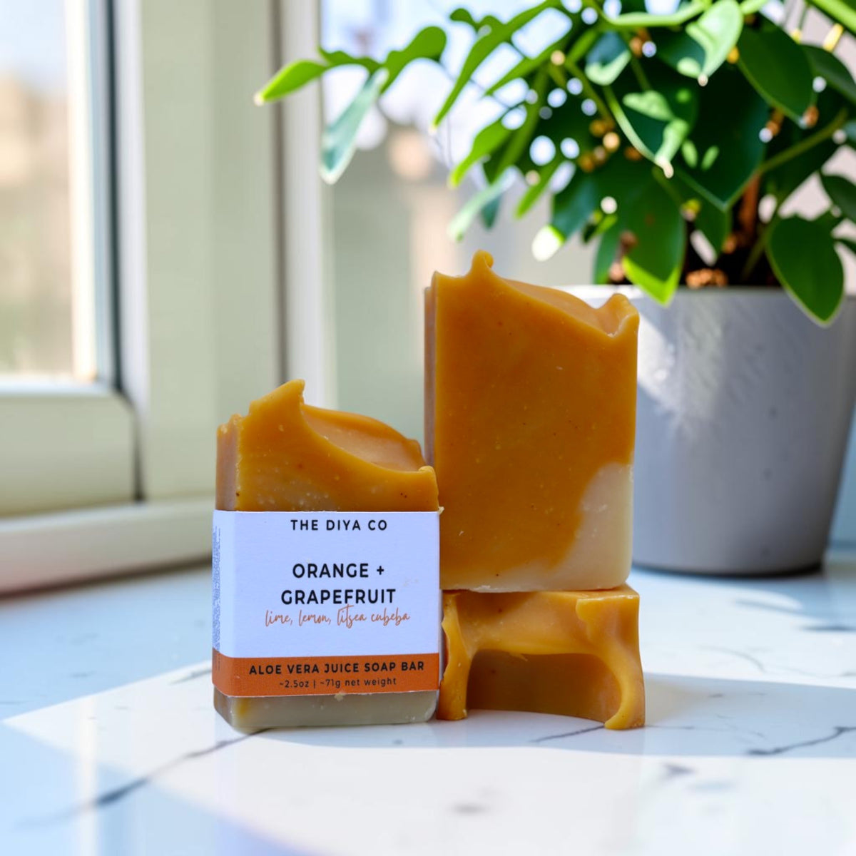 2.5oz Orange, Grapefruit, Lime, Lemon & Litsea Cubeba Mini Soap Bar