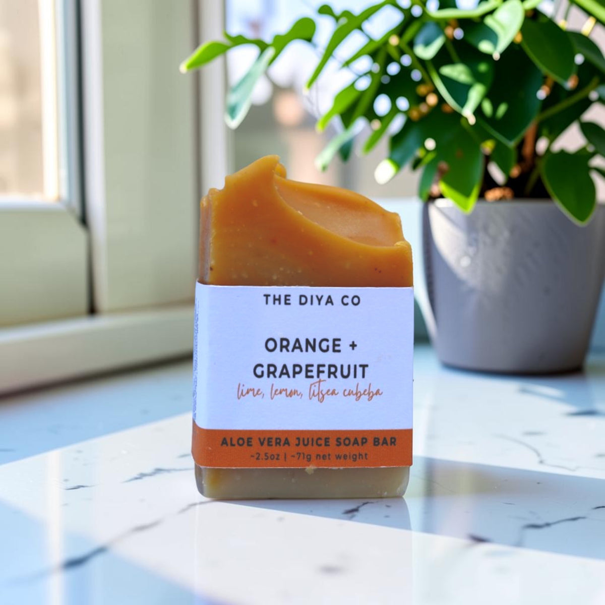 2.5oz Orange, Grapefruit, Lime, Lemon & Litsea Cubeba Mini Soap Bar