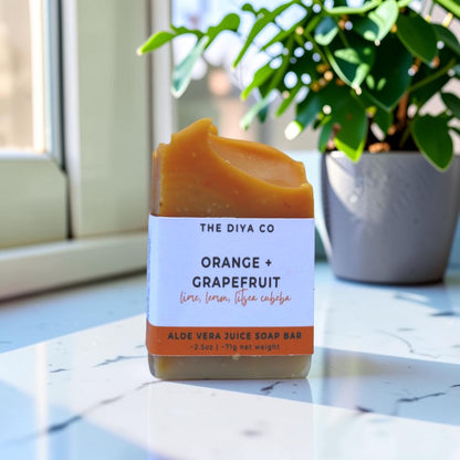 2.5oz Orange, Grapefruit, Lime, Lemon & Litsea Cubeba Mini Soap Bar