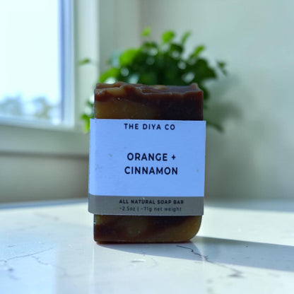 2.5oz Orange + Cinnamon Soap Bar