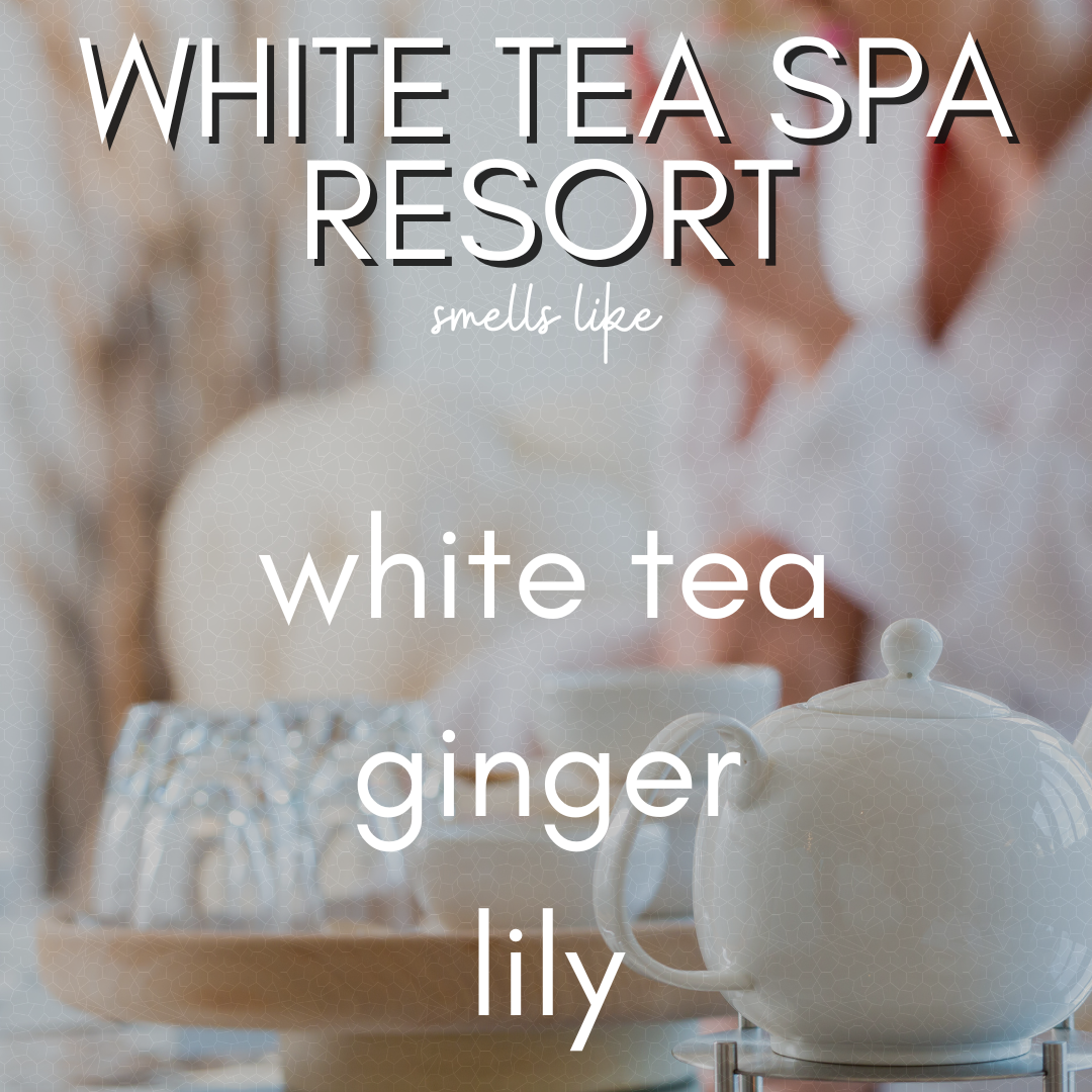 13 oz White Tea Spa Resort - Hand Poured, Non-toxic, Coconut Soy Blend Candle --Monaco