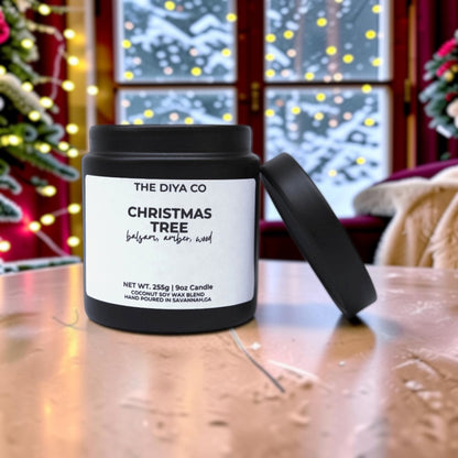 9 oz Glam Tin Christmas Tree | Coconut Soy Candle
