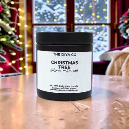 9 oz Glam Tin Christmas Tree | Coconut Soy Candle