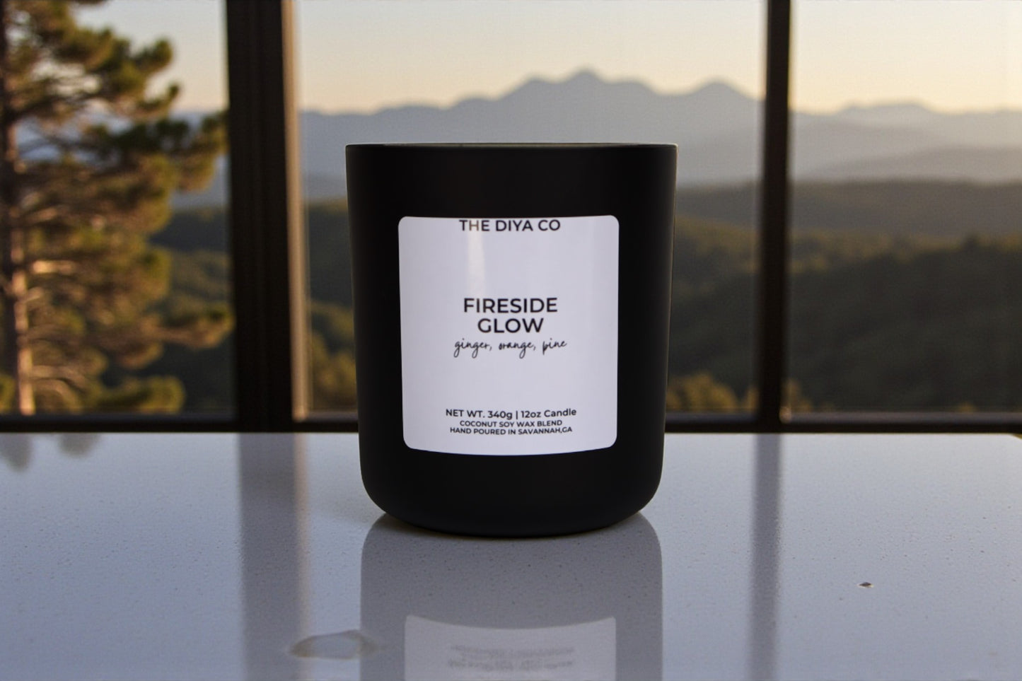 12 oz Fireside Glow | Coconut Soy Candle