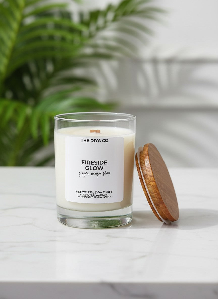10 oz Fireside Glow | Coconut Soy Candle