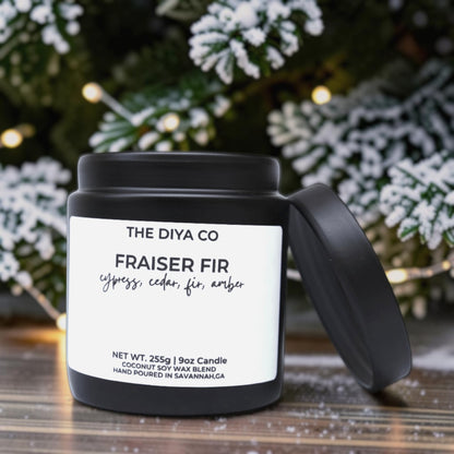 9 oz Glam Tin Fraiser Fir | Coconut Soy Candle