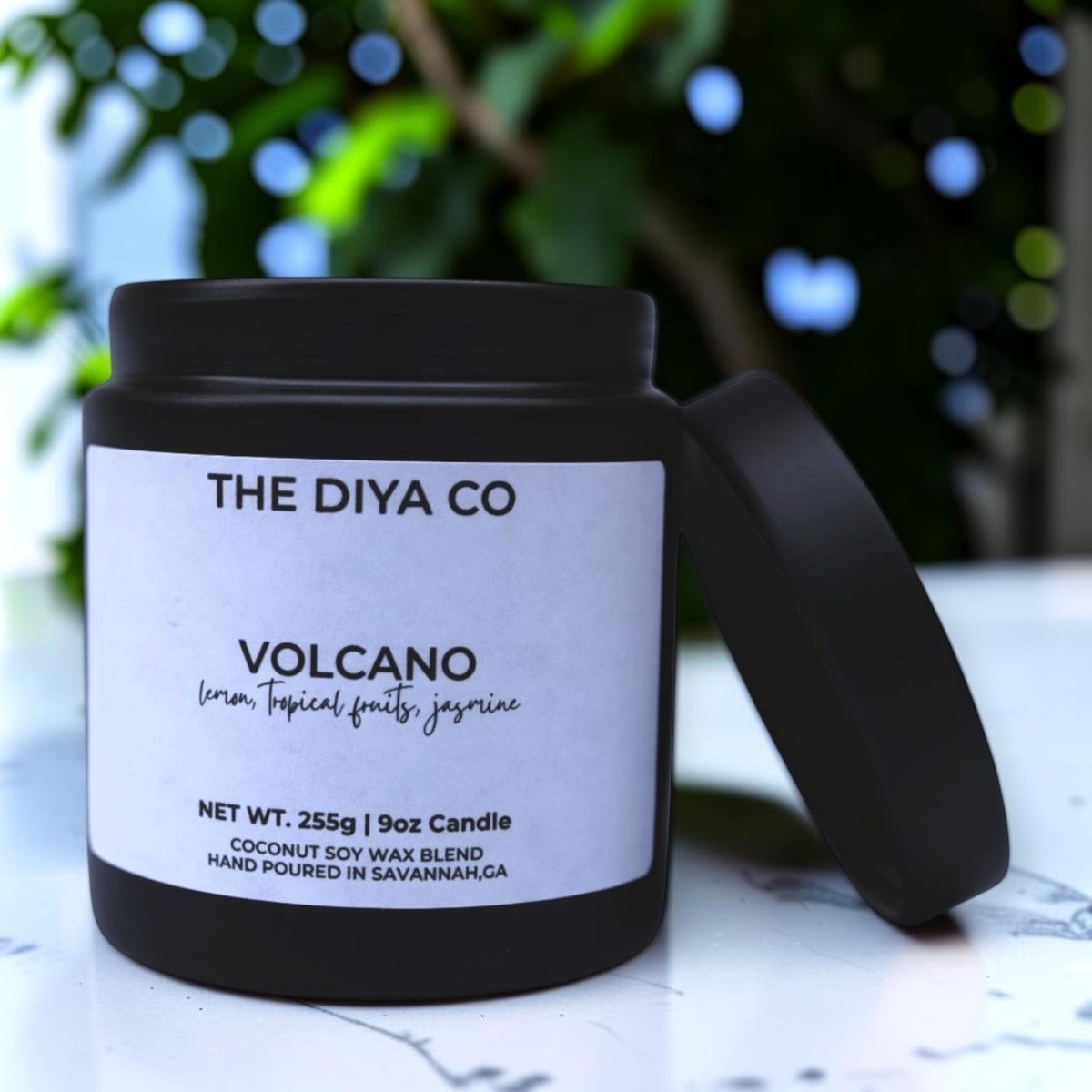 9oz Volcano (Dupe) Wood Wick Candle | Coconut Soy | Glam Tin