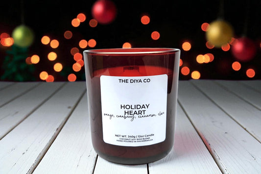 12 oz Holiday Heart | Coconut Soy Candle