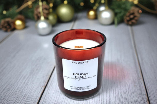 12 oz Holiday Heart | Coconut Soy Candle