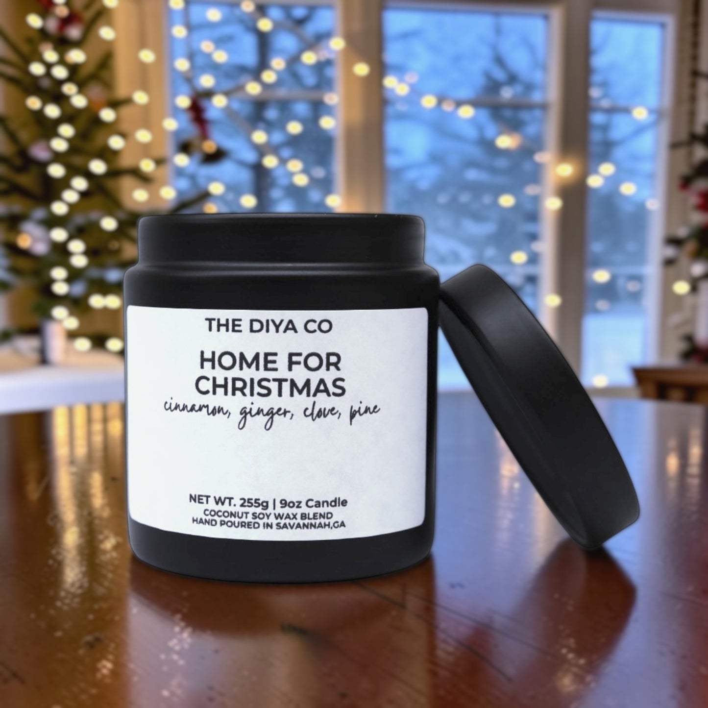 9 oz Glam Tin Home for Christmas | Coconut Soy Candle