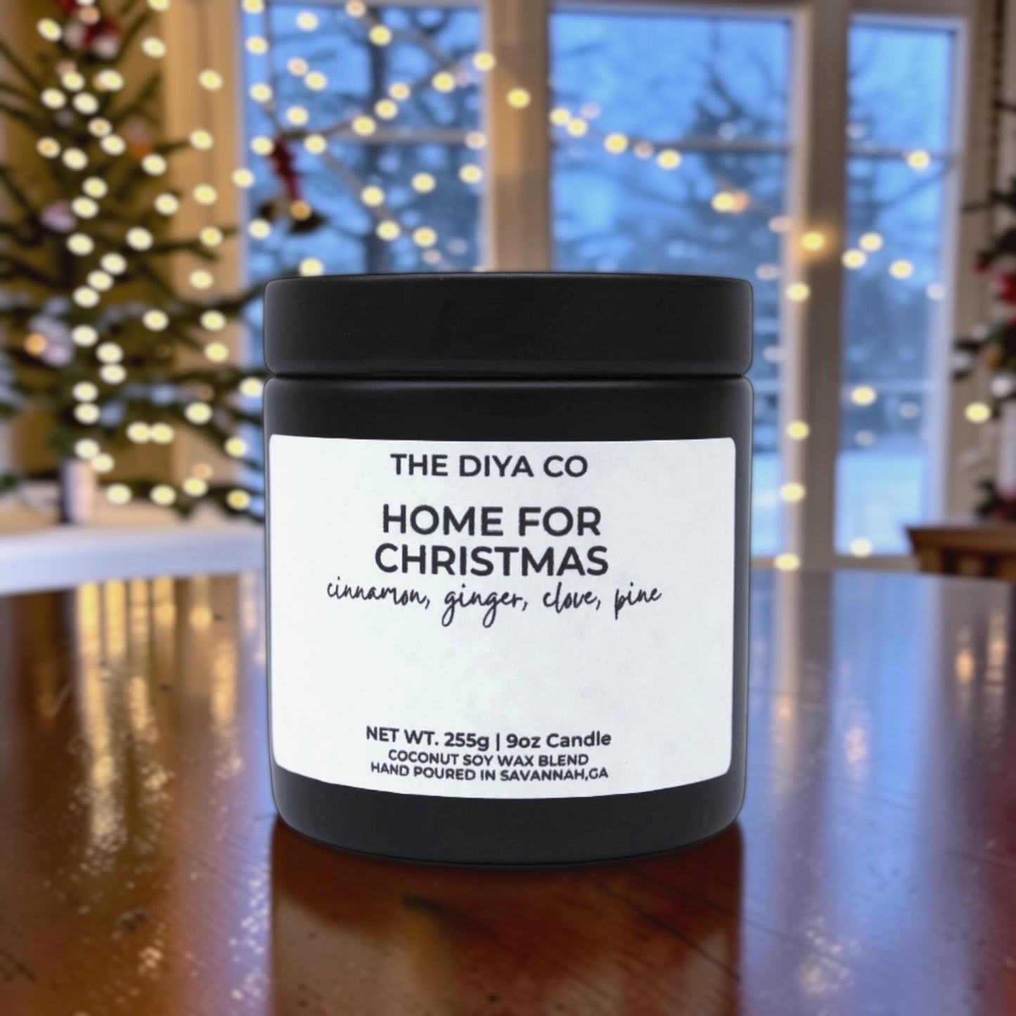 9 oz Glam Tin Home for Christmas | Coconut Soy Candle