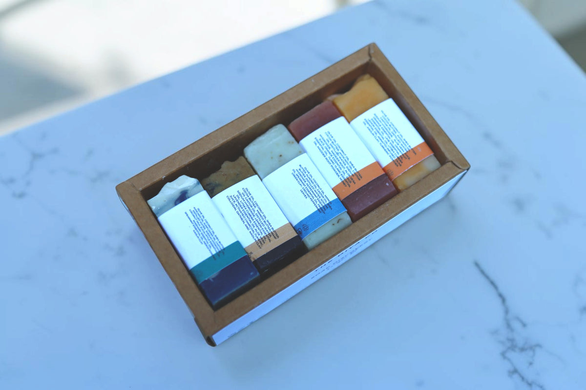 Mini Soap Bar Discovery Kit | 5 x 2.5oz Soap Bars