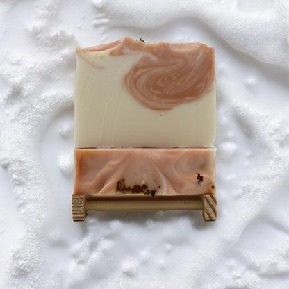 Lavender and Geranium Handcrafted Soap made with Natural Ingredients- Palm-Oil Free